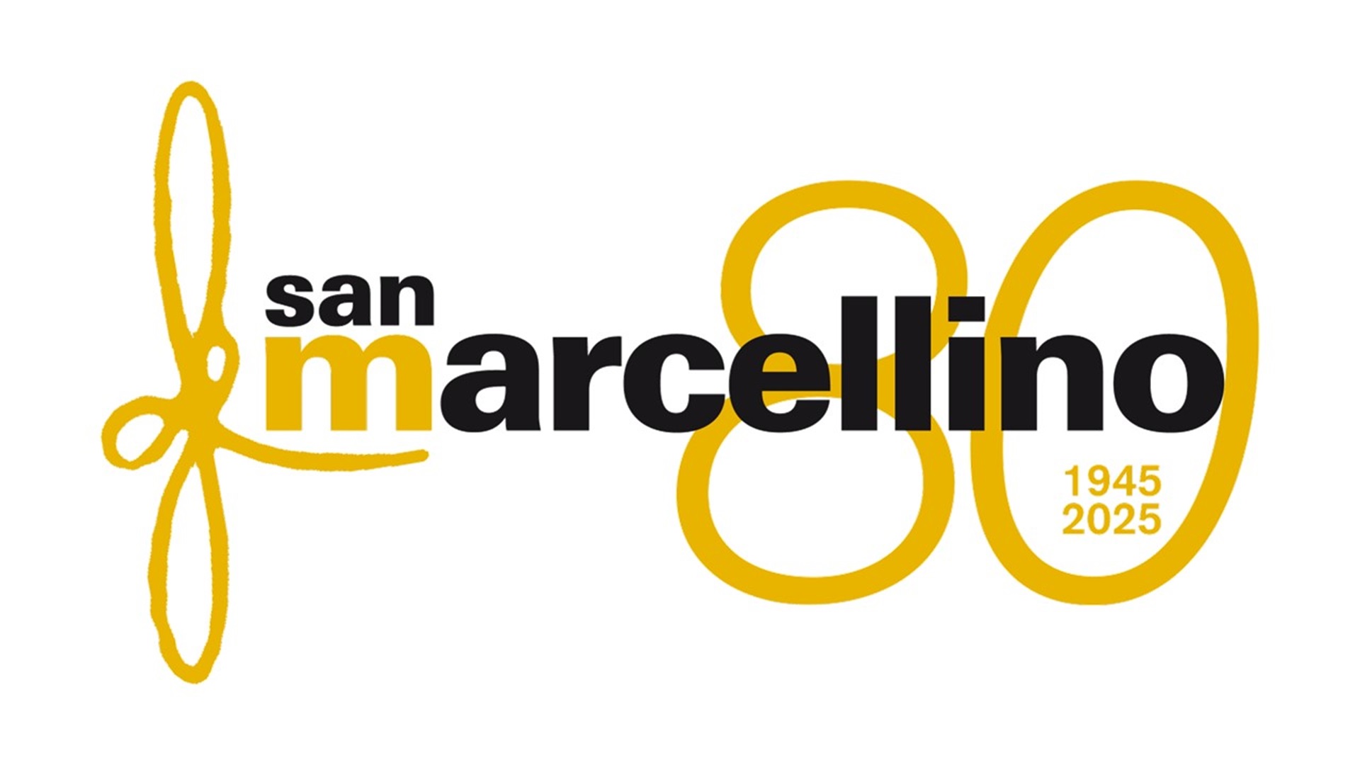 Logo San Marcellino 80 anni